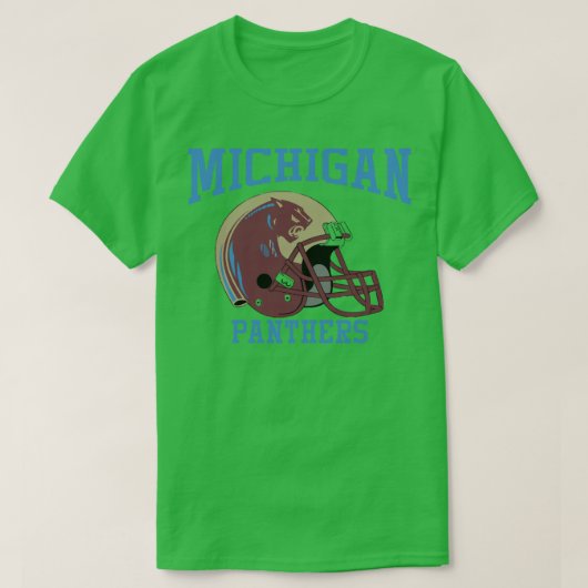 Michigan Panthers Helm T-shirt (Design voorkant)