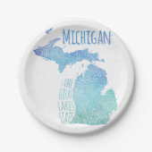 Michigan Papieren Bordje (Voorkant)