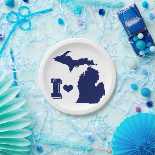 Michigan Papieren Bordje (Feest)