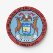 Michigan Papieren Bordje (Voorkant)