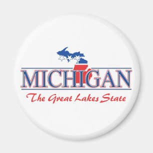 Michigan Patriotic Magnets Magneet