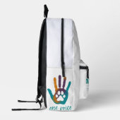 Michigan Paw drukt een stem rugzak (Links)