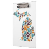 Michigan Paw drukt klemborden af (Links)