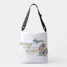 Michigan Paw Prints en One Voice Crossbody Bag Tas