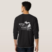 Michigan Paw Prints Mannen Basic Sweatshirt (Achterkant volledig)