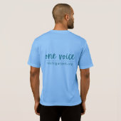 Michigan Paw Prints Mannen Sport-Tek T-shirt (Achterkant volledig)