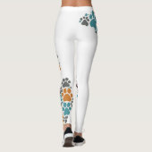 Michigan Paw Prints Vrouwen Leggings (Achterkant)