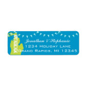 Michigan Pendant Map of Michigan Return Labels (Voorkant)