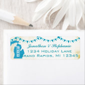 Michigan Pendant Map of Michigan Return Labels (Insitu)