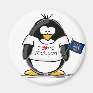 Michigan penguin magneet