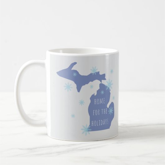 Michigan Personalized Name Holiday Mug Koffiemok (Links)