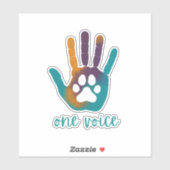 Michigan Pet Alliance op maat gesneden vinyl Stick Sticker (Vel)