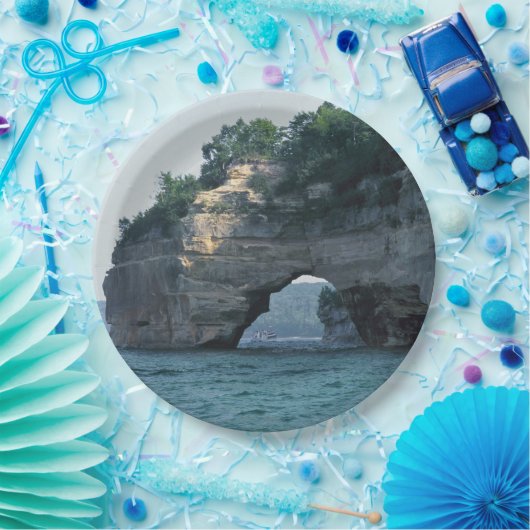 Michigan Petit Portal Geology Foto Papieren Bordje (Feest)