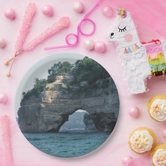 Michigan Petit Portal Geology Foto Papieren Bordje (Feest)