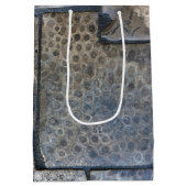 Michigan Petoskey Stone 75th Birthday Medium Cadeauzakje (Achterkant)