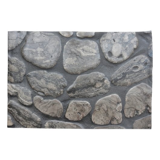 Michigan Petoskey Stone Abstract patroon Kussensloop (Achterkant-Links)