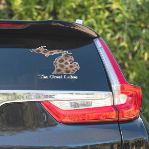 Michigan Petoskey Stone, Grote Meren mitten Sticker