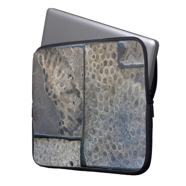 Michigan Petoskey Stone Laptop Sleeve (Voorkant Links)