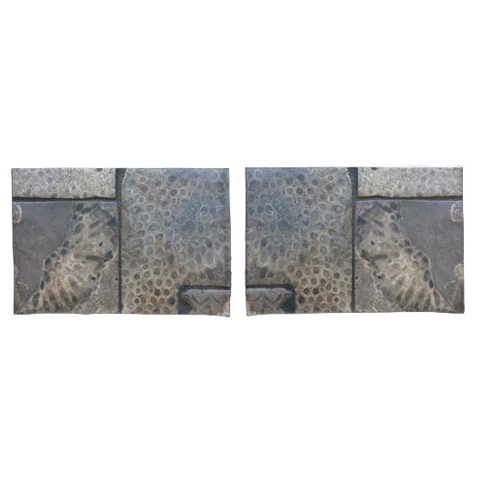 Michigan Petoskey Stone Pattern Kussensloop (Voorkant-Set)