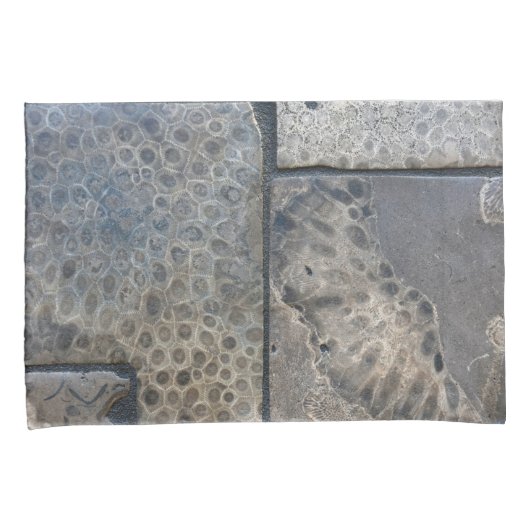 Michigan Petoskey Stone Pattern Kussensloop (Voorkant-Rechts)
