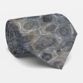 Michigan Petoskey Stone Pattern Stropdas (Opgerold)