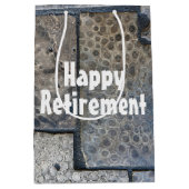 Michigan Petoskey Stone Retirement Medium Cadeauzakje (Voorkant)