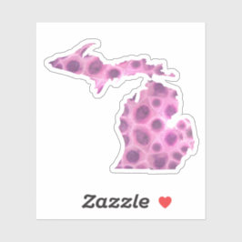 Michigan Petoskey stone | Toestand van het Grote M Sticker