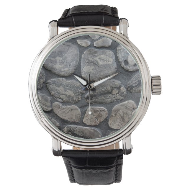 Michigan Petoskey Stones Horloge (Voorkant)