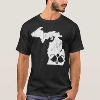 Michigan Pickleball Pickleball 385 T-shirt