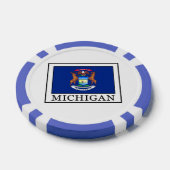 Michigan Pokerchips (Enkel)