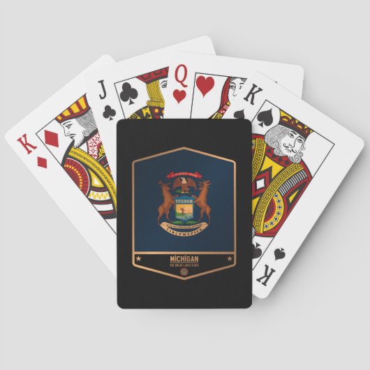 Michigan Pokerkaarten (Achterkant)