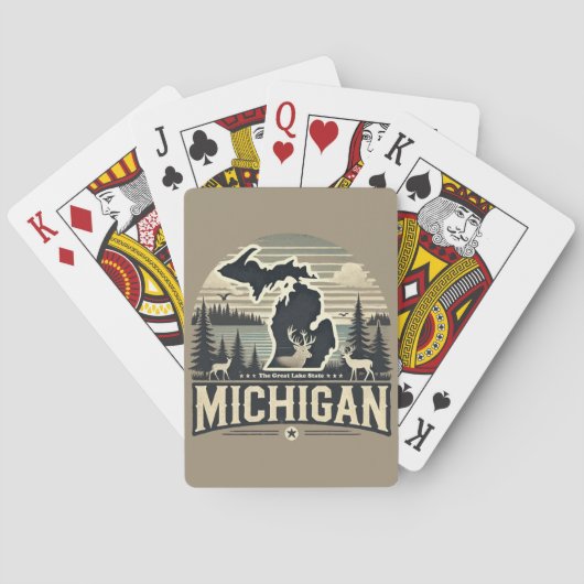 Michigan Pokerkaarten (Achterkant)