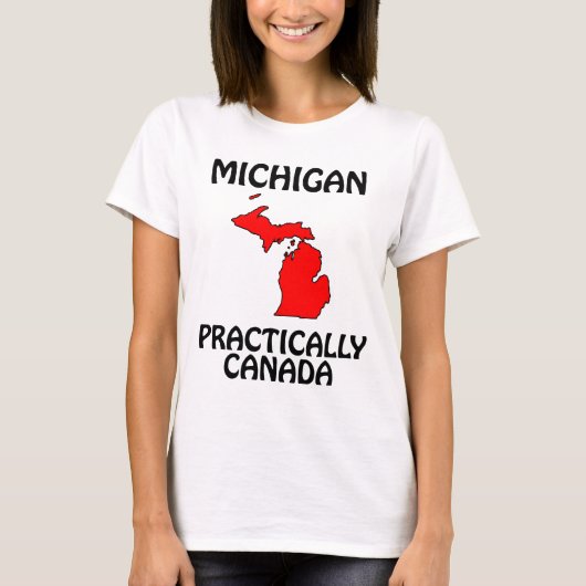 Michigan - Praktisch Canada T-shirt (Voorkant)
