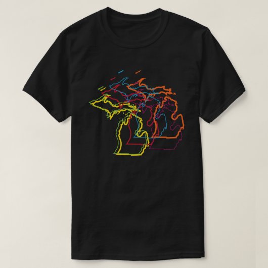 michigan pride blur t-shirt (Design voorkant)