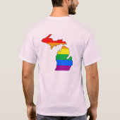 MICHIGAN PRIDE -.png T-shirt (Achterkant)