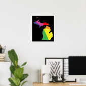 michigan pride . poster (Thuiskantoor)