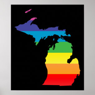 michigan pride . poster