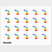 michigan pride . ronde sticker (Vel)