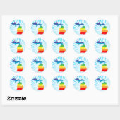 michigan pride . ronde sticker (Vel)