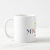 Michigan Rainbow Text Coffee Mok (Links)