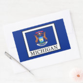 Michigan Rechthoekige Sticker (Envelop)