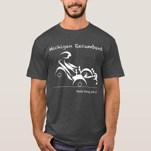 Michigan Recumbent Trikes T-shirt (Voorkant)