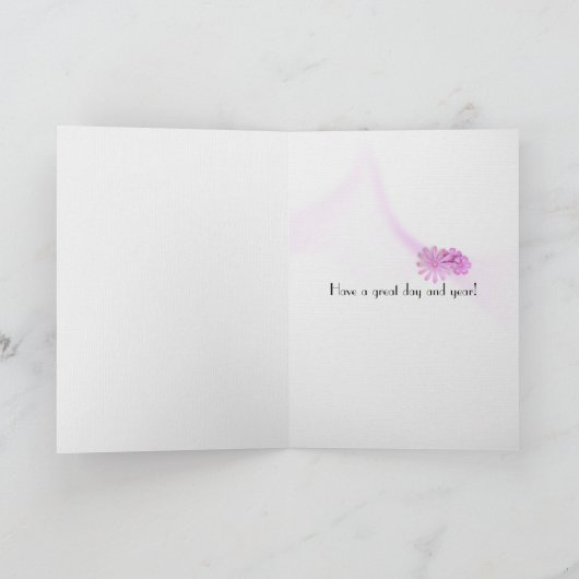 Michigan Red Lighthouse en Hibiscus Kaart (Binnen)