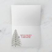 Michigan Red Lighthouse kerst Feestdagen Kaart (Binnen)