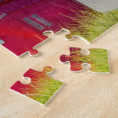 Michigan Red Lighthouse met regenboog Legpuzzel (Zijkant)