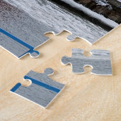 Michigan Red Lighthouse met Swans Legpuzzel (Zijkant)