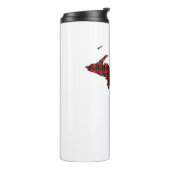 Michigan Red Pset State Matching Pajama Familie Thermosbeker (Gedraaid links)