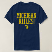 MICHIGAN-REGELS T-SHIRT (Design voorkant)