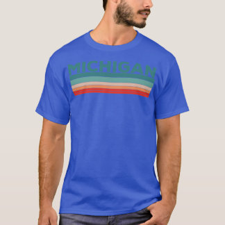 Michigan Retro  70s 80s Ontwerp T-shirt