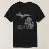 Michigan Rock Beach Lake State MI T-shirt (Design voorkant)